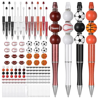 16 Комплектов шариковых ручек Шариковая ручка Оптом Набор для изготовления ручек из бисера своими руками, для подарков школьному офису для детей