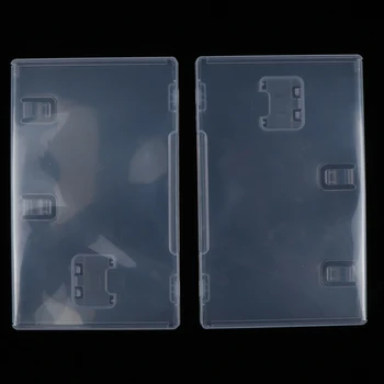 2 шт. для Switch NS, прозрачная коробка для игровых карт, держатель картриджа для карт, чехол-оболочка