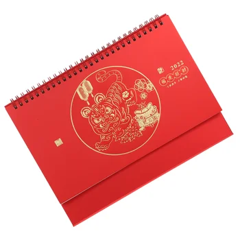 2022 Китайский Новогодний Календарь Ежемесячный Настольный Календарь Планировщик Настольный Календарь Настольный Календарь Китайские Новогодние Сувениры Для Вечеринок