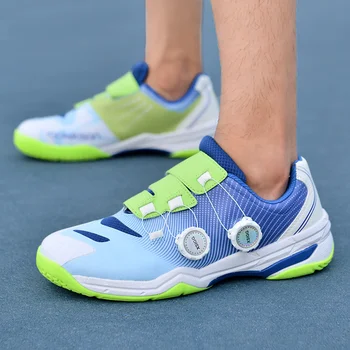 2023 Профессиональная мужская обувь для тренировок по бадминтону, качественная ручка, Женские теннисные туфли, Размер 36-46, нескользящие спортивные туфли для настольного тенниса