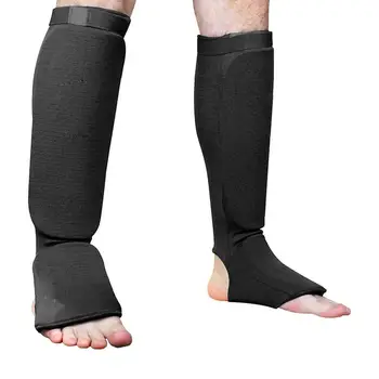 2шт губчатые Боксерские щитки для голени, защита подъема лодыжки, Защита ног, коврик для кикбоксинга, Защитные опоры для ног для тренировок Муайтай