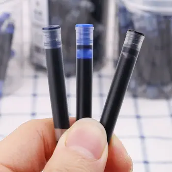 30шт Универсальных черно-синих картриджей для авторучки Jinhao с чернилами 2,6 мм для заправки Челнока