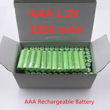 4 ~ 20ШТ 100% Оригинальный аккумулятор AAA 1800 мАч 1,2 В для аккумуляторов akku AAA 1800 мАч Ni-Mh-1,2 В 3A