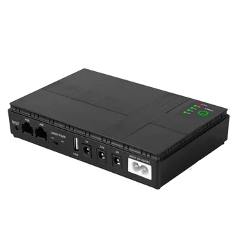 5V 9V 12V Источник Бесперебойного Питания Mini UPS POE 10400mAh Резервная Батарея Для CCTV Wifi Маршрутизатора