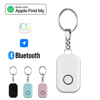Bluetooth-смарт-бирка с защитой от потери, мини-GPS-трекер, локатор для ключей, кошелек, чемодан, сумка, устройство для поиска домашних животных, работает с Apple Find My