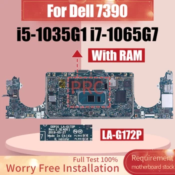 DDP31 LA-G172P Для DELL 7390 Материнская плата ноутбука i5-1035G1 i7-1065G7 С оперативной памятью 05M9KH 0V2CCD 0RF89X 0MCC5D Материнская плата ноутбука