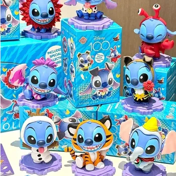 Disney Hot Toy Stitch Blind Box Косплей Олаф Тиггер Таинственная Коробка с сюрпризом Фигурка Guess Bag Аниме Модель Куклы на День рождения Игрушки в подарок
