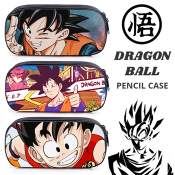 Dragon Ball Goku холщовый пенал для девочек и мальчиков мультяшный пенал для ручек Сумка-пенал большой емкости Канцелярский подарок