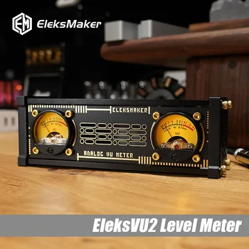 Eleksmaker измеритель уровня Eleksvu2, измеритель звукоснимателя, лампа звукоснимателя, уровень освещенности RGB, голосовой контроллер, измерительная головка VU с подсветкой