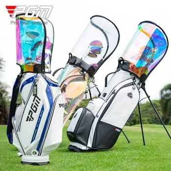 PGM Водонепроницаемые Красочные чехлы для сумок для гольфа Легкие Пылезащитные бейсболки Прозрачная сумка в Корейском стиле Дождевик Принадлежности для гольфа