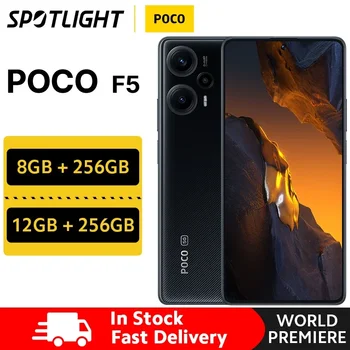 POCO F5 5G [Мировая премьера] Восьмиядерный процессор Snapdragon 7 + Gen 2 8 ГБ 256 ГБ / 12 ГБ 256 ГБ NFC 64-мегапиксельная Основная камера с OIS 5000 мАч