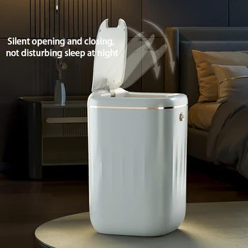 SWEETHOME Интеллектуальные мусорные баки для кухни Большой емкости 22 л Автоматические мусорные баки Умный Домашний туалет Водонепроницаемое Мусорное ведро