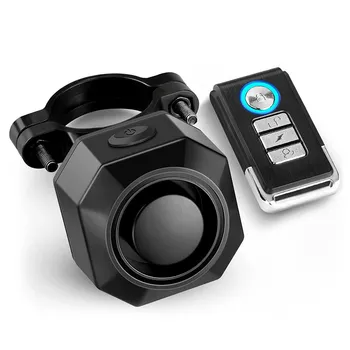 USB-перезаряжаемая велосипедная сигнализация с дистанционным управлением, громкость 110 ДБ, беспроводная противоугонная вибрация, датчик движения, охранная сигнализация автомобиля