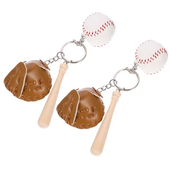 Бейсбольный Кулон Брелок для ключей для мальчиков Аксессуары для брелоков для софтбола Брелки для рюкзаков для женщин Варежка