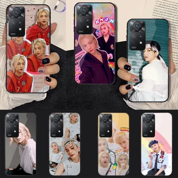 Бродячие Дети Kpop Hyunjin Hwang Чехол Для Телефона Из Закаленного Стекла Xiaomi Redmi Note 7 8 9 10 11 12 S Pro Plus 5G 9C 10C K60