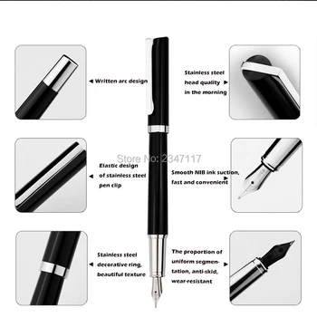 Высококачественная белая ручка для рисования 0,5 мм, деловые и школьные принадлежности для горячего письма, логотип на заказ и бесплатная доставка