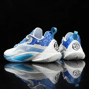 Высококачественная мужская баскетбольная обувь, пригодная для носки нескользящая спортивная обувь для тренировок, детская баскетбольная обувь с подушечками для мужчин, кроссовки для мужчин