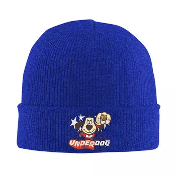 Вязаная шапка с логотипом Underdog Flying, Шапочка, Осенне-зимняя шапка, Теплая Цветная шапка, Мужчины, женщины