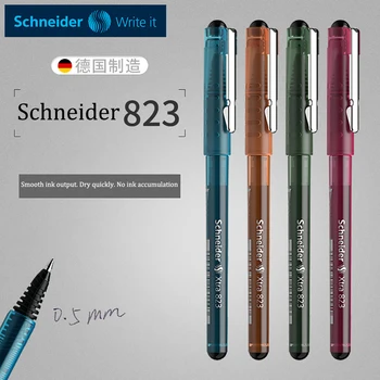 Гелевая ручка Schneider 823 Quick Dry 0,5 мм Сверхгладкая Шариковая ручка Прямая жидкая ручка для подписи Канцелярские принадлежности для студентов