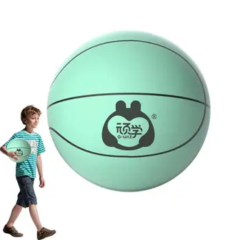 Детский баскетбол На открытом воздухе В помещении Тихий Тренировочный мяч Мягкий упругий и тихий баскетбол В помещении Тихий Баскетбол в помещении для детей