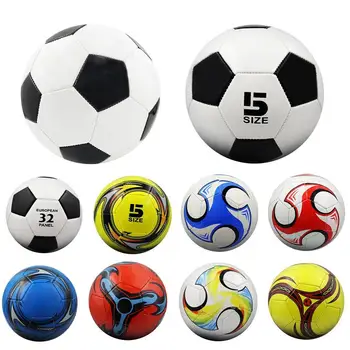 Детский футбольный мяч для профессиональных тренировок Футбольный мяч для игр на открытом воздухе Футбольный мяч из ПВХ для соревнований взрослых Футбольные подарки на день рождения