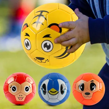 Детский футбольный мяч № 2 Тигр Али Обезьяна Маленький пингвин Мультяшный мяч для детей 1-5 лет Интерактивное упражнение для родителей и детей