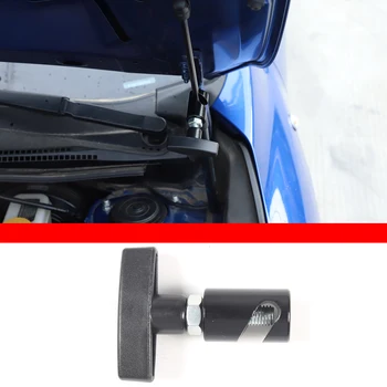 Для Subaru WRX 2021-2023 Сплав Черный синий Автомобильный стайлинг Гидравлический стержень капота автомобиля противоскользящий фиксатор Автомобильные аксессуары