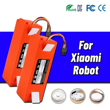 Для Xiaomi Robot Roborock S50 S51 S55 Аксессуары, Запасные Части, Литий-ионный аккумулятор 14,4 В емкостью 12800 мАч