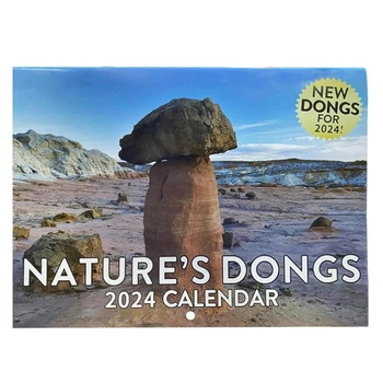 Календарь Natures Dongs на 2024 год, подарки Nature Funny Calendar для взрослых