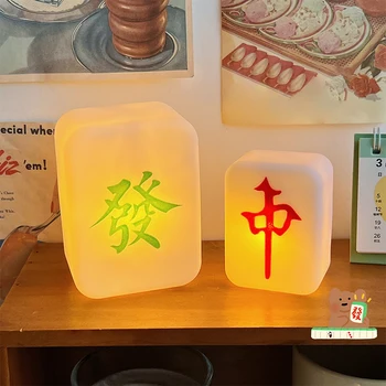 Китайский ночник для Маджонга Мягкий свет Светодиодная лампа для защиты глаз Sleep LED Mahjong Creative Light