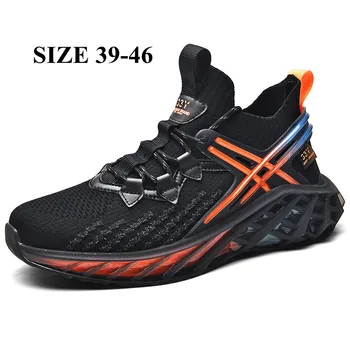 Кроссовки Xiaomi Для бега, мужские кроссовки для фитнеса с воздушной сеткой, мужская нескользящая спортивная обувь для тренировок с мягкой амортизацией