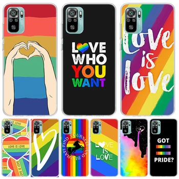 Любовь Есть Любовь ЛГБТ-Радуга Для Xiaomi Redmi Note 12 11S 11 10S 10 9S 9 8T 8 Pro Чехол Для телефона 11T 11E 9T 7 5 Plus Fundas Cover Coque
