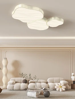 Минималистичный светодиодный потолочный светильник Используется для столовой, спальни, гостиной, кухни, белого домашнего украшения с регулируемой яркостью