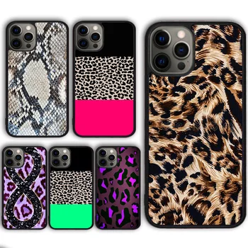 Модный Сексуальный Чехол для телефона с Леопардовой Пантерой для iPhone 15 SE2020 13 14 11 12 Mini Pro Max XR XS 6 7 8 Plus coque fundas Shell