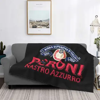 Одеяло с логотипом пивоварни Peroni Nastro На диване, высококачественные постельные принадлежности, Декоративный диван для путешествий