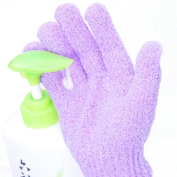 Перчатки для мытья водой, перчатки для ванны, душ, Отшелушивающие перчатки для ванны, Скруббер, Противоскользящие Губчатые перчатки для массажа тела