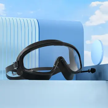 Плавательные очки в большой оправе, очки для плавания с защелкивающимся дизайном, очки для дайвинга, очки для плавания для плавания