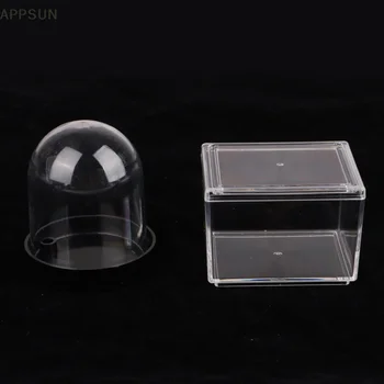 Подходит для игрушечных фигурок Предметов коллекционирования Собранный кубический барабан Пылезащитный футляр для хранения Инновационная прозрачная акриловая витрина