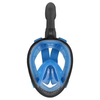 Полнолицевая маска для подводного плавания С маской для подводного плавания для детей и Взрослых180 ° Панорамный вид Маска для подводного плавания Безопасное дыхание Защита от протечек и запотевания