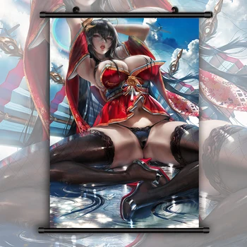Прокрутка настенного плаката с аниме-мангой Azur Lane Taihou в формате HD для печати