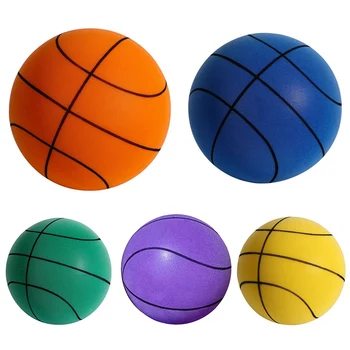 Прыгающий мяч Желтый/оранжевый/зеленый/синий/розовый Многофункциональный сжимаемый для детских игр Новый Высокое качество