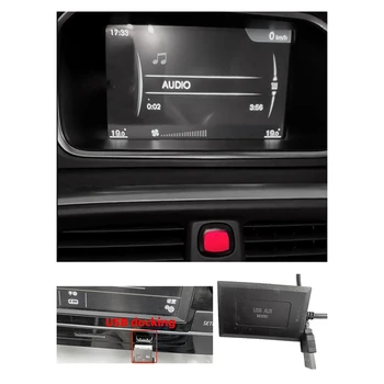 Расширение интерфейса USB для автомобиля Интерфейс аудиовхода Aux для автомобильных аксессуаров Mercedes-Benz Volvo Peugeot