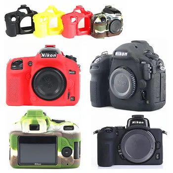 Силиконовая Кожа DSLR Камера Корпус Чехол Сумка для Nikon Z50 Z5 Z7 Z6 D780 D610 D600 D3500 D5300 D5500 D5600 D7100 D7200 D7500 D750