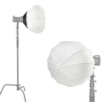 Софтбокс с креплением Bowens длиной 65 см и лампа мощностью 100 Вт, глобус, фонарь, кольцо-рассеиватель с быстрым шариком, модифицирующий мягкий свет, видеосъемка
