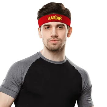 Спортивная повязка на голову с логотипом Slam Dunk из мультфильма аниме, мужская Женская спортивная повязка, бандана на спине, название DIY, название команды и цвета