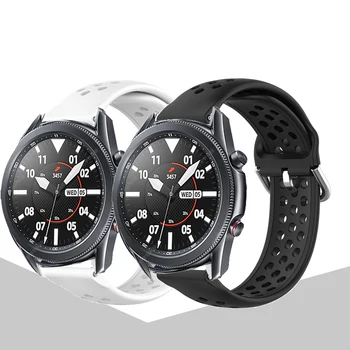 Спортивный силиконовый ремешок для Samsung Galaxy Watch 3 41 мм Браслет для galaxy watch 3 45 мм S3 Frontier Ремешки для наручных часов Correa ремешок