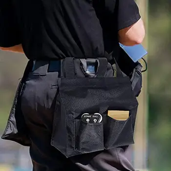Сумка Судьи Софтбола Сумка Для Хранения Бейсбольного Снаряжения Из Ткани Оксфорд Водонепроницаемый Портативный ремень боковой карман для хранения