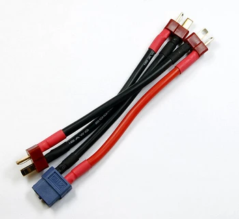Т образный штекер Dean Style 3S Последовательное подключение к соединительному кабелю XT60 12AWG
