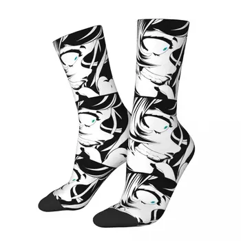 Хип-хоп Винтажные компрессионные носки Smile Crazy для мужчин Унисекс 