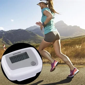 Шагомер для ходьбы, водонепроницаемый Многофункциональный спортивный ЖК-дисплей для подсчета калорий, оборудование для фитнеса
